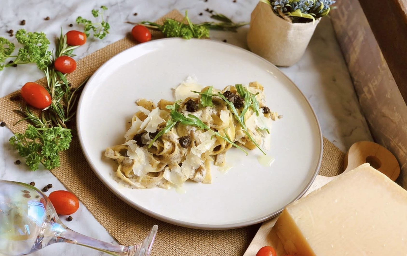 Truffle fettuccine